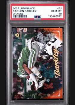 Panini Luminance Saquon Barkley PSA 10 /50 REVERSE HURDLE