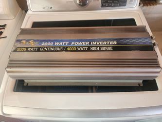 Power inverter 4000 watts . 2000 continuous
