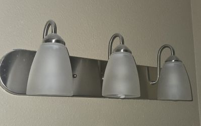 Brush Nickel Vanity Light