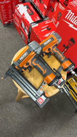 RIDGID Pneumatic 18-Gauge 1-1/2 in. Finish Stapler $25 EACH