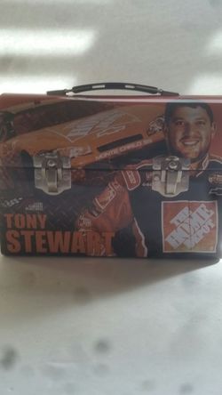 Tony Stewart # 20 2005 metal lunch box