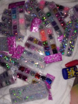 16 Cases Of Glitter For Nails Etc