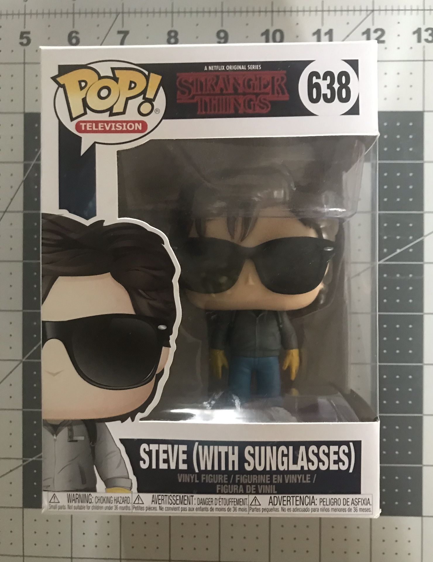 Brand new Funko Pop! # 638 Netflix Stranger Things "Steve With Sunglasses"