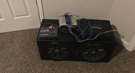 Kicker Dual 12” Subwoofer System w/ Pioneer Amp