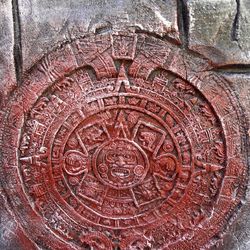 Mayan Concrete Stamp