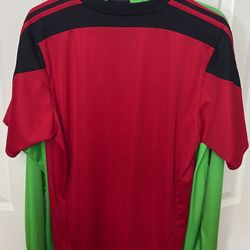Red And Black Adidas Jersey
