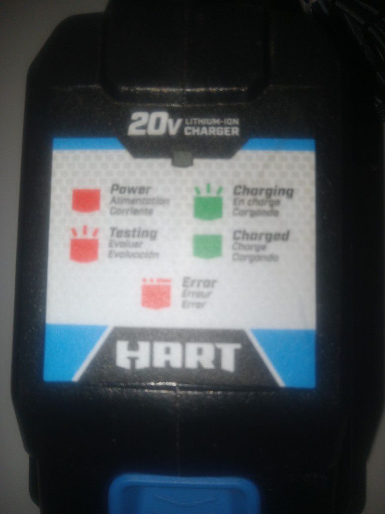 Hart 20 Voit Lithium Ion Battery, And Charger