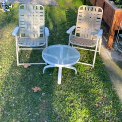 Chair Set And Small Table