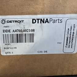 Frightliner Cascadia 2014 EGR Valve  Dd15
