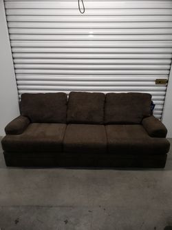 Nora Brown Sofa Brand New