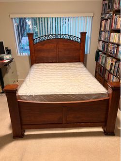 Free Queen Bed includes Mattress