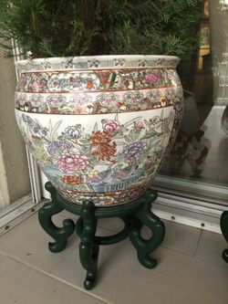 Macetero estilo Coromandel