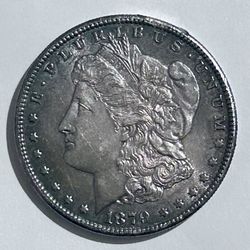 Morgan Silver Dollar 1879 AU53 Grade