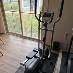 Dripex Elliptical Exercise Machine, Magnetic Elliptical Machine for Home, Hyper-Quiet Elliptical Training Machines w/ 6KG Flywheel, 16 Resistance Leve