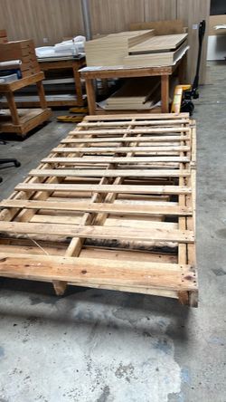 4 x 8 wood pallets Free