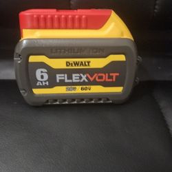Dewalt Flexvolt  20v/60.  Bateria 6ah.  