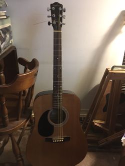 Left Handed Johnson Acoustic Guitar