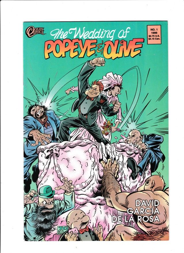 THE WEDDING OF POPEYE & OLIVE # 01 (1999) TOM GRUMMETT | TRADE DRESS | ONESHOT