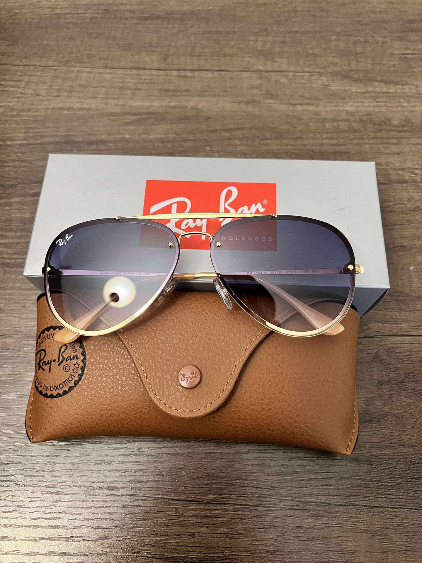 Aviator Blaze Edition NEW RayBan Sunglasses with original Ray Ban Packaging 