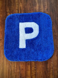 Custom Pushing P Rug