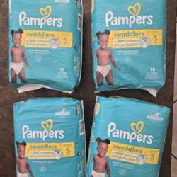 Pampers  size 5