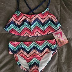 NEW Kanu Surf Girls' Alania Flounce Bikini Beach Sport 2 Piece Swimsuit
Amazon's Choice
 SIZE 14
