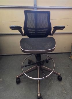 Tall desk chair