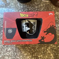 Dragonball Z Ramen Bowl With Wooden Chopsticks 16 Oz 