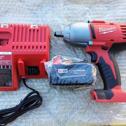 Milwaukee M18 (Not Fuel) 1/2 Impact Wrench, Battery & Charger.. Brand New..$180..Firm On Price.. Pickup Only..