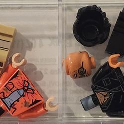 Lego Ellie Sattler and Ian Malcolm Minifigures