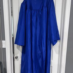 Blue Graduation Gown 