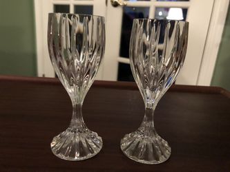 Pair, Crystal, Sherry glasses