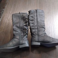 Women's Black Suede Boots
