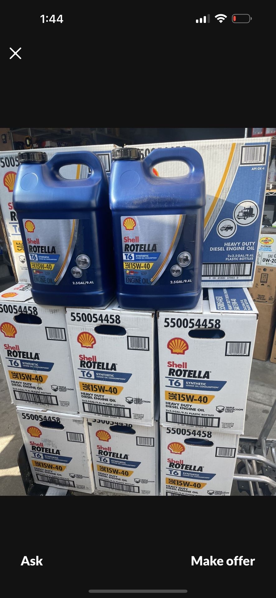 Rotella T6 15.40 2.5