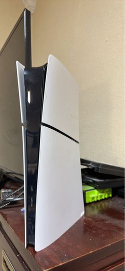 Trade Slim PS5 Digital with Teal Controller and battery pack
