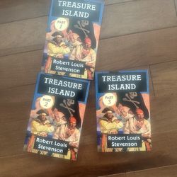 Treasure Island Part I, II & III, Robert Louis Stevenson Super Large Print. Like