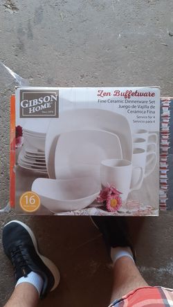 Gibson home 16 piece zen buffetware