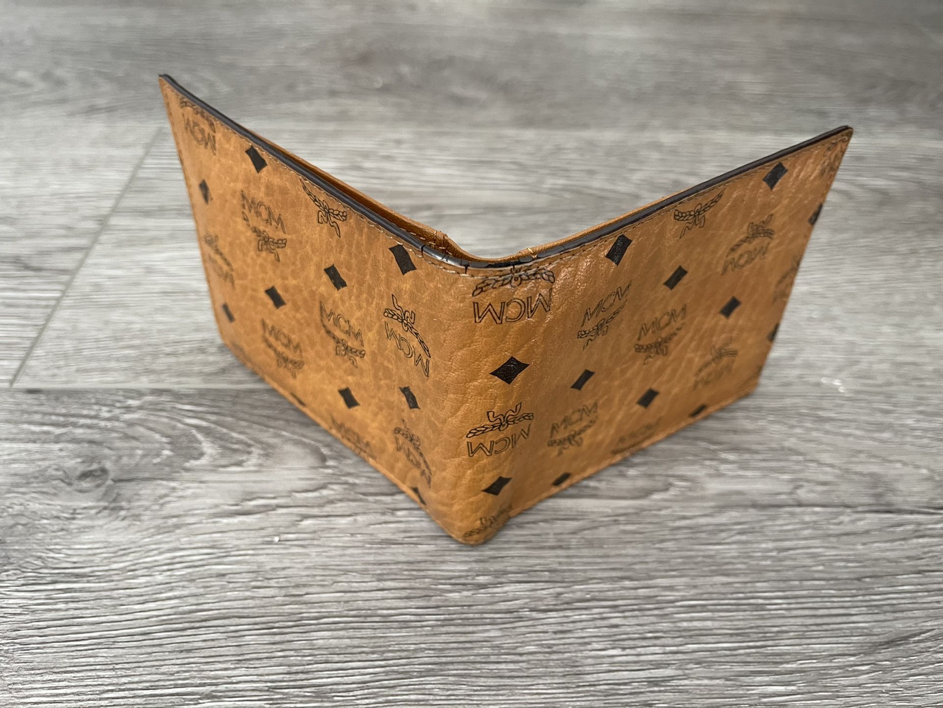MCM Monogram Wallet Cognac