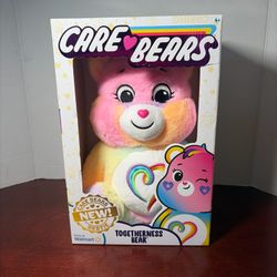 Care Bears Togetherness Bear Plush Rainbow Tie Die Walmart Exclusive NEW