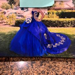 Royal Blue Quinceañera Dress