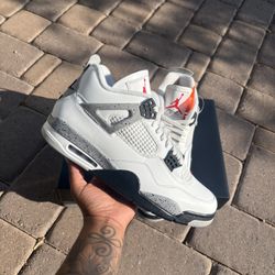 Air Jordan 4 White Cement 