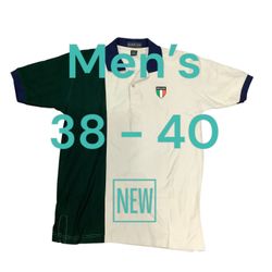 Men's Dolphin Cove Medium Polo Shirt Ireland Flag Crest Irish St. Patricks Day