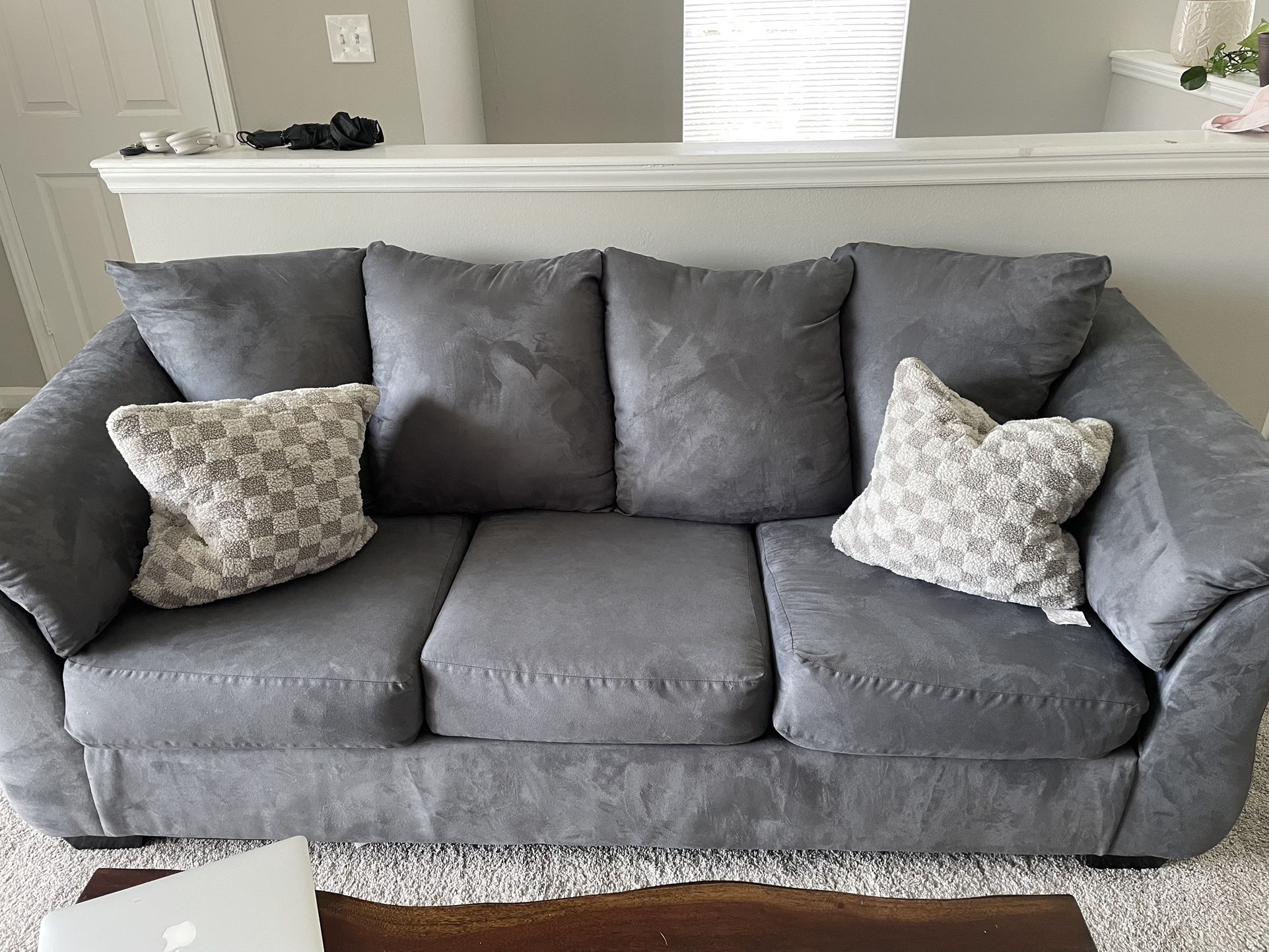 Suede Sofa