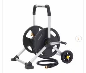 Hose Reel 200 ft. Aluminum Mobile Hose Reel Holder Like New
