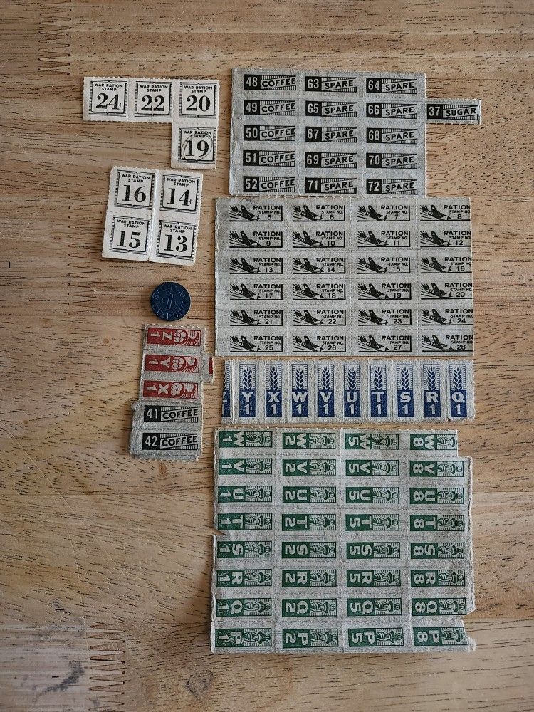WWII RATION STAMP collection