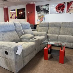 Sofá And Love Seat Reclining 