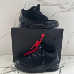 Jordan 3 Black Cat Size 10.5