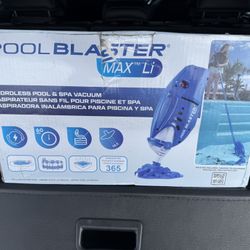 POOL BLASTER MAX Li Cordless Pool & Spa Vacuum | Open Box | Missing Charger | As Is