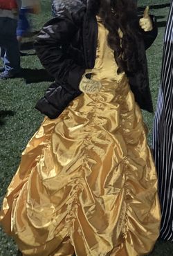 Princess Belle Dress (Plus Extras)