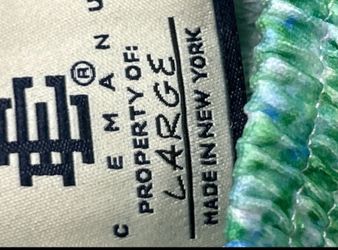 EE shorts green sparkle
